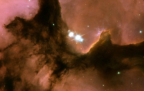 The heart of the Trifid Nebula