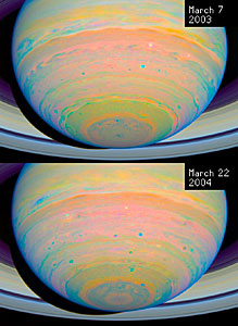 Saturn: 2003/2004 Image Comparison