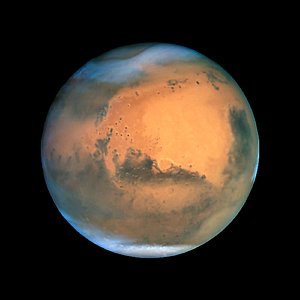Mars near opposition 1995-2005: 2001