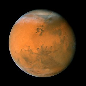 Mars on Dec. 1, 2007; longitude ~50 degrees