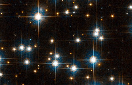 Small region of ACS field reveals faint white dwarfs