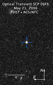 Compass and scale file of Optical Transient SCP 06F6