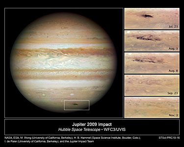 Jupiter impact scar is going, going, gone
