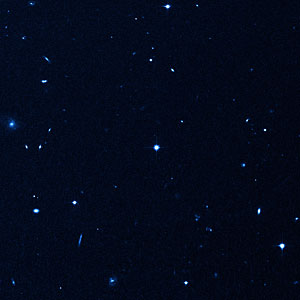 A speeding star is caught on Hubble's camera