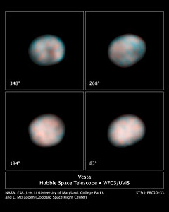 The faces of Vesta
