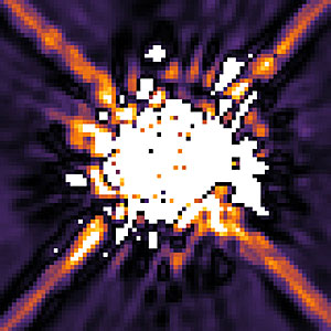 Image of HR 8799 planetary system