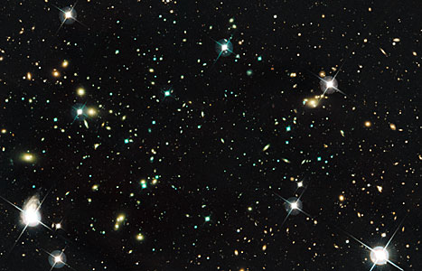 Galaxy cluster Abell 520 (CFHT and HST)