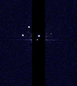 Hubble discovers a fifth moon orbiting Pluto (unannotated)