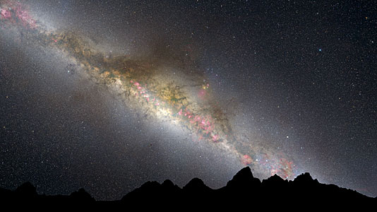 Artist's illustration of the present Milky Way