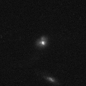 Outflows from merging galaxy J1613+2834