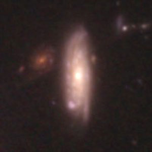 Hubble galaxy at redshift z = 0.26