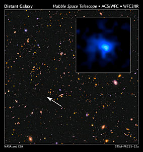 Astronomers set a new galaxy distance record