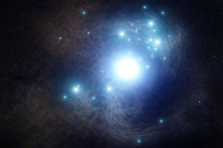 Artist's impression of progenitor star to a type Ic supernova