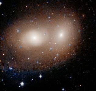 Hubble Finds Halloween Pumpkin Pair