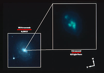 NGC 1068 & nuclear region - wide field and planetary camera