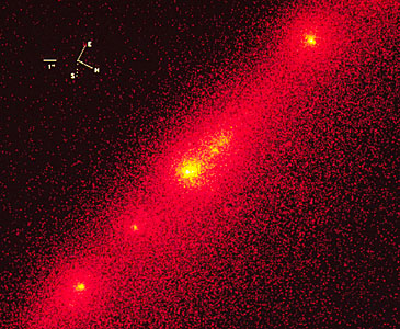 Hubble Close-Up of Bright Nucleus in Comet P/Shoemaker-Levy 9