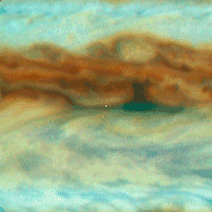Galileo Probe Entry Site on Jupiter