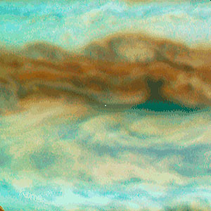 Galileo Probe Entry Site on Jupiter