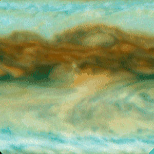 Galileo Probe Entry Site on Jupiter