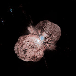 The expansion of Eta Carinae debris