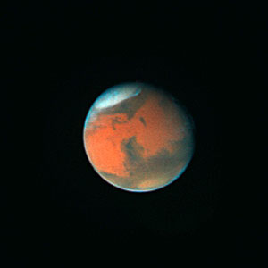 Mars in October 1996