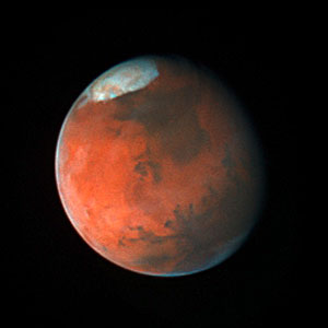 Mars in October 1996