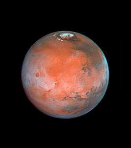Four Views of Mars in Northern Summer