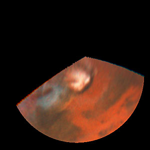 Rapid weather change observed on Mars
