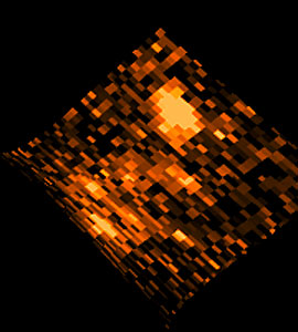 Gravitationally lensed image of highest redshift galaxy