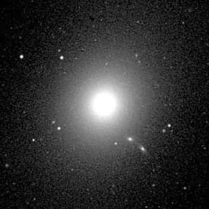 Interacting galaxy (ground-based image)