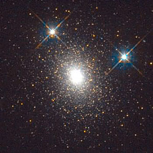 HST image of an old globular star cluster in galaxy M31