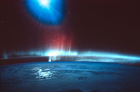 Shuttle Photos Of Earth's Auroras