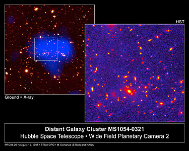 Telescopes Unveil View Of Remote, Massive Galaxy Cluster