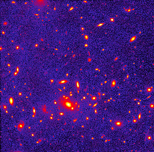Telescopes Unveil View Of Remote, Massive Galaxy Cluster