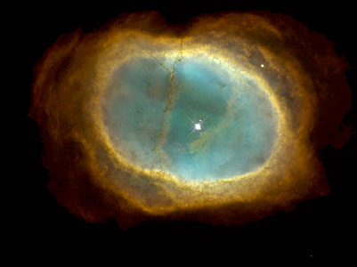 A glowing pool of light