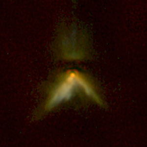 NICMOS Peers Through Dust to Reveal Young Steller Disks. A View of DG Tau B