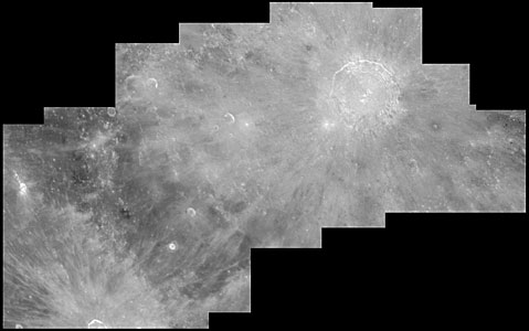 Crater Copernicus on the Moon