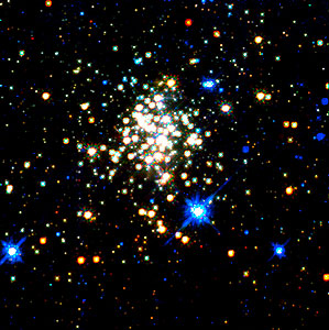 Star clusters near the center of the galaxy