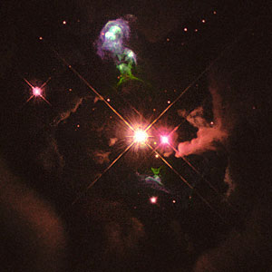 Hubble Heritage Project's First Anniversary. A View of HH 32