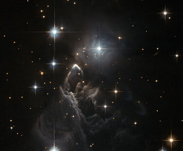 A lucky observation of an enigmatic cloud