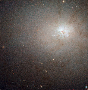 A deceptively quiet galaxy