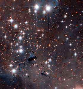 Stellar powerhouses in the Eagle Nebula