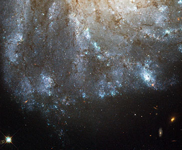 A bright spark in a nearby spiral galaxy