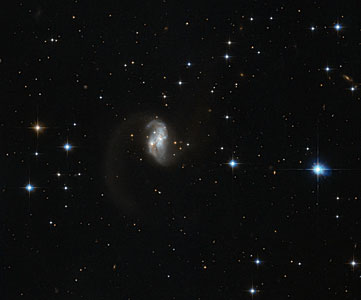 Galactic glow worm