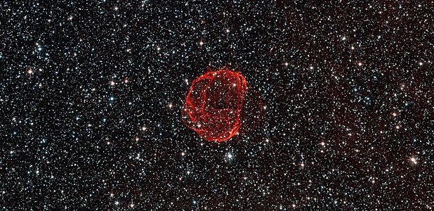 The remains of a star gone supernova