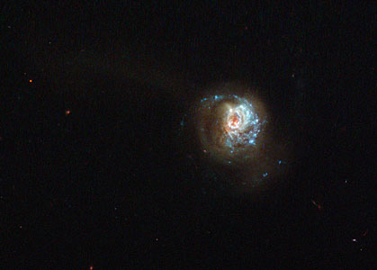 A swirl of star formation