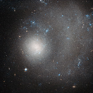 A dwarf galaxy ravaged by grand design