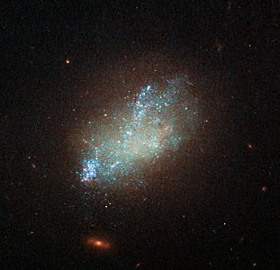 A spattering of blue