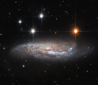 Hubble Gazes Sidelong at NGC 3568