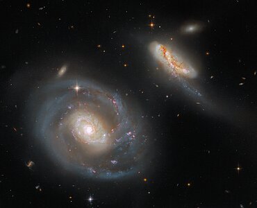 Hubble Captures a Peculiar Galactic Pair